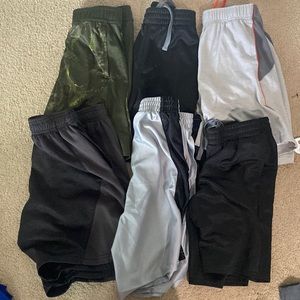 Boys athletic shorts lot of 6